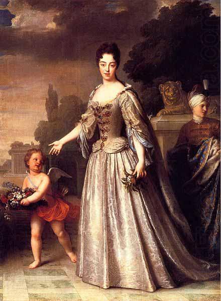 Jean-Baptiste Santerre Portrait of Marie-Adelaide of Savoy
